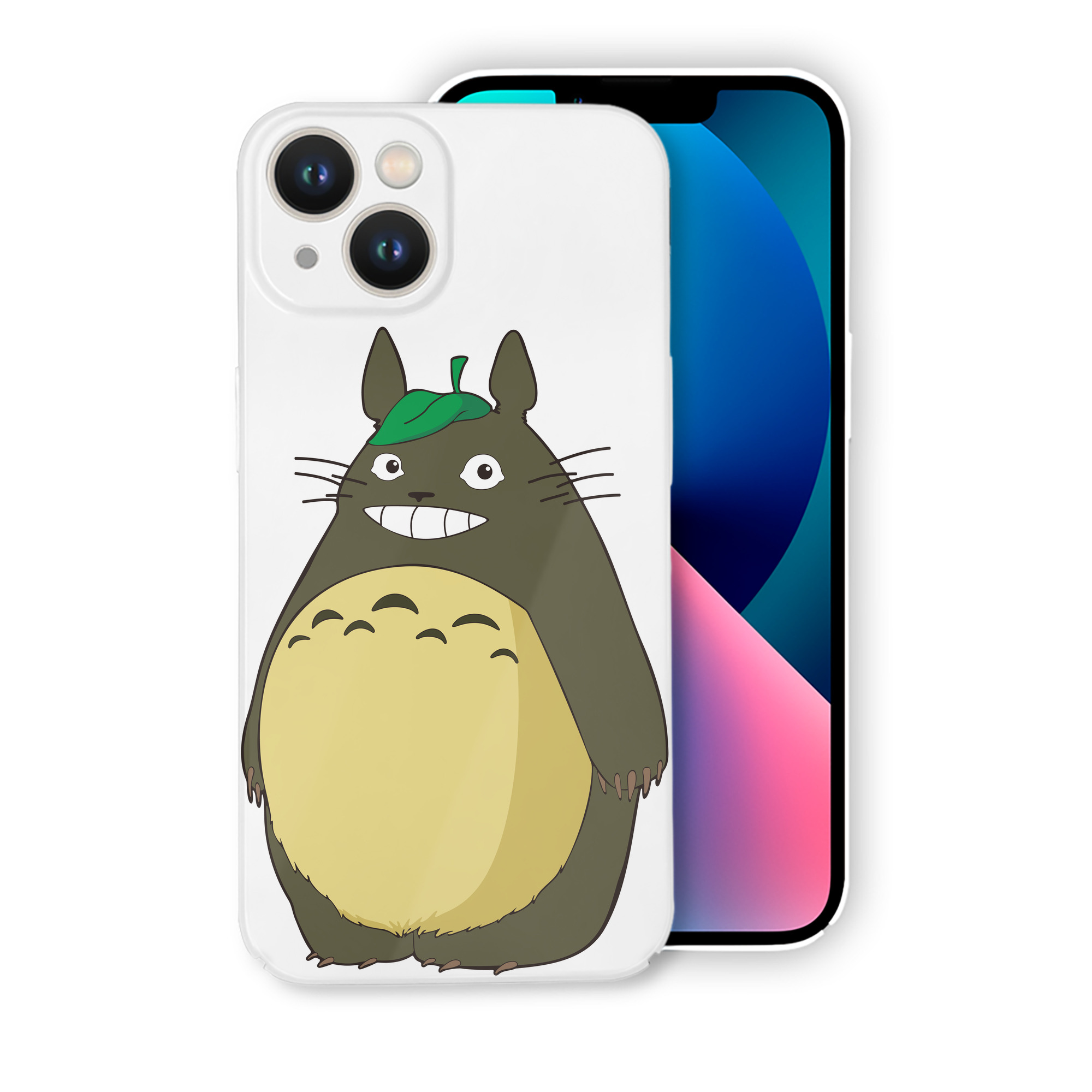 （画像用） となりのトトロ 草壁メイ 草壁サツキ My Neighbor Totoro Satsuki Kusakabe Mei Kusakabe 【iPhone 14シリーズ対応】ハードケース