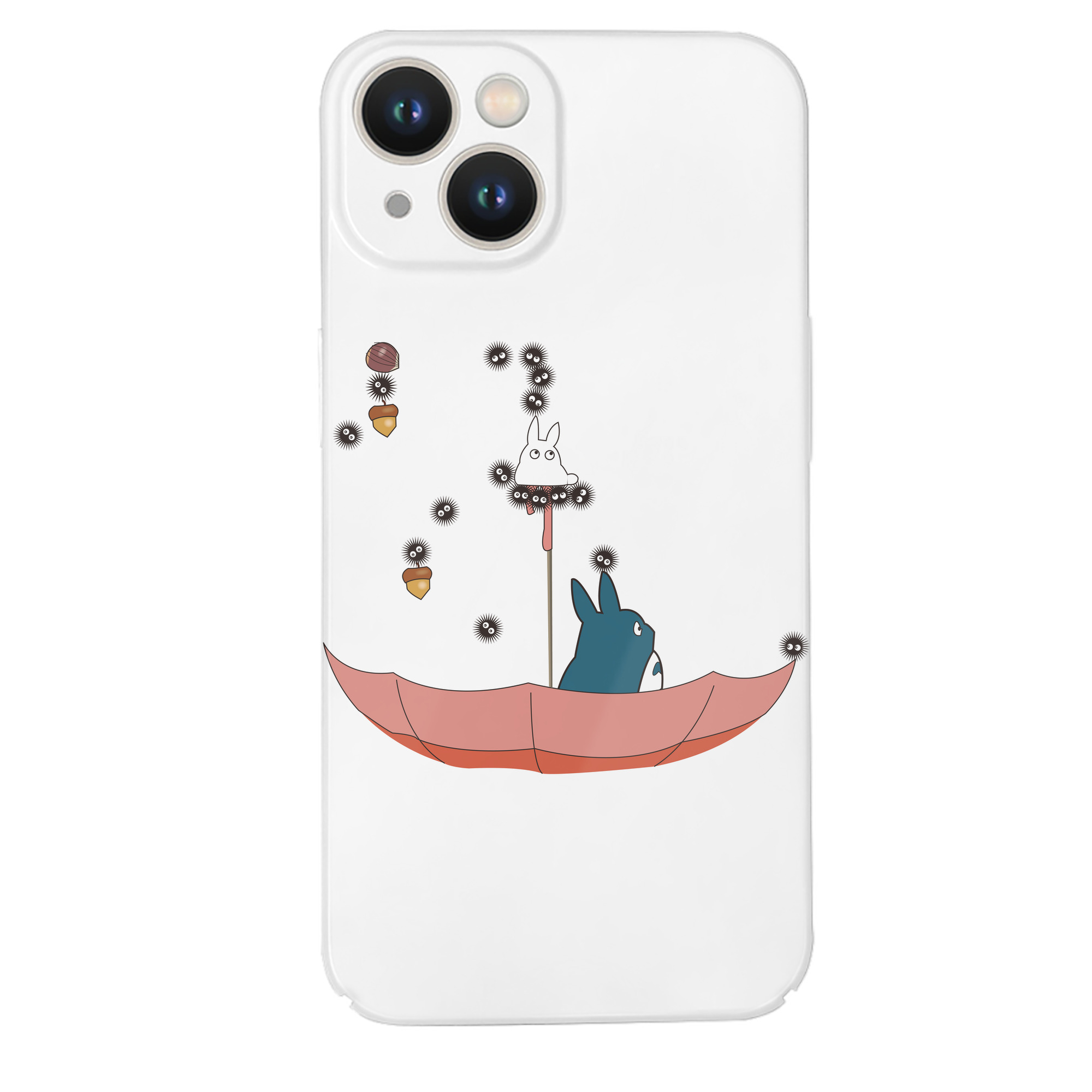 （画像用） となりのトトロ 草壁メイ 草壁サツキ My Neighbor Totoro Satsuki Kusakabe Mei Kusakabe 【iPhone 14シリーズ対応】ハードケース