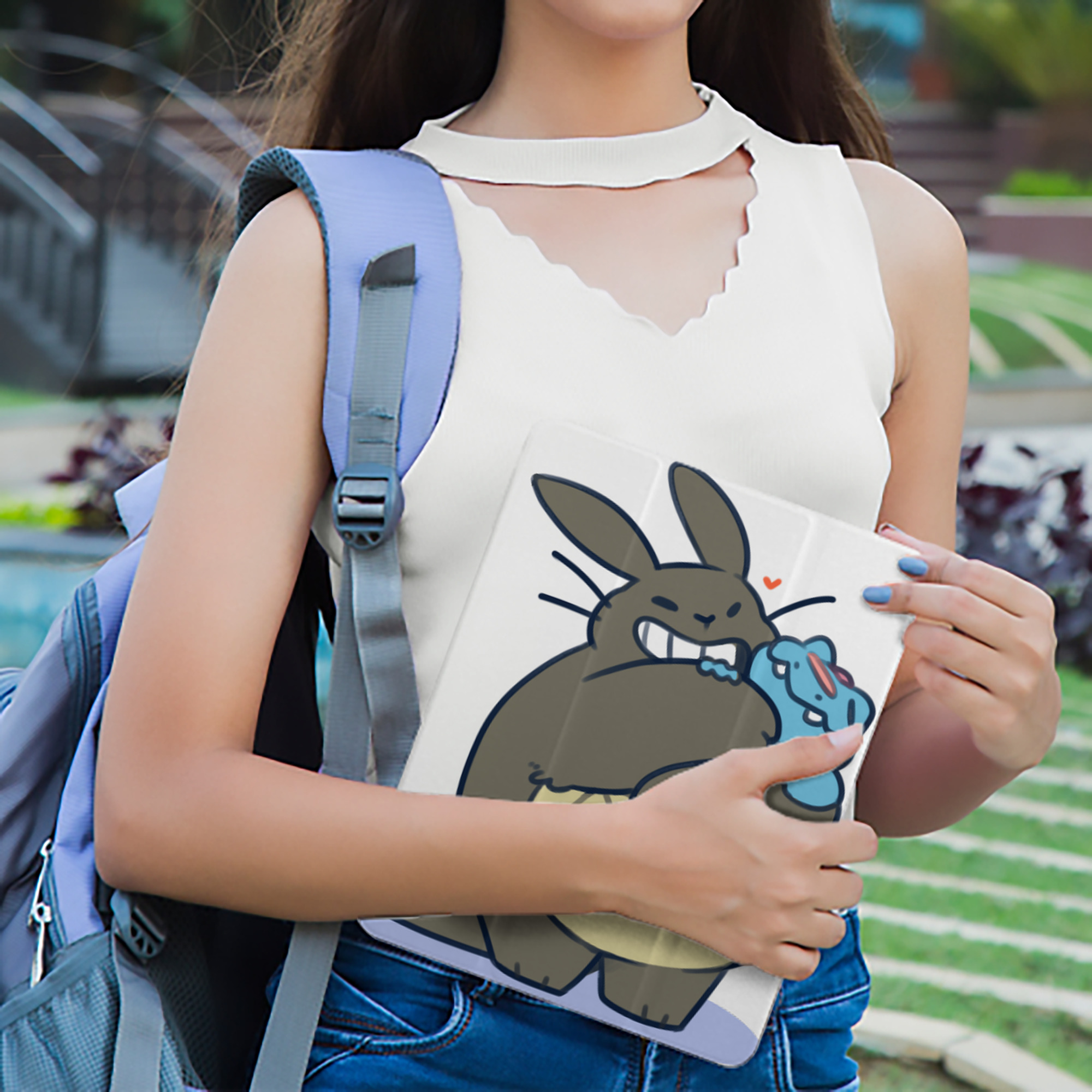 となりのトトロ 草壁メイ 草壁サツキ My Neighbor Totoro Satsuki Kusakabe Mei Kusakabe IPad ケース ペン収納付き 三つ折りスタンド PUレザー×シリコン 対応機種9.5/10.5/10.9インチ