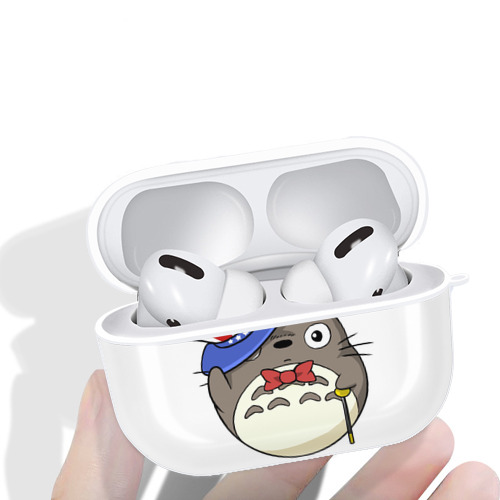 となりのトトロ 草壁メイ 草壁サツキ My Neighbor Totoro Satsuki Kusakabe Mei Kusakabe 【AirPods Pro用】ハードシェル保護ケース 耐衝撃・防指紋・カラビナ付き商品仕様