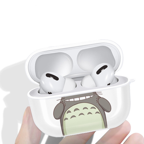 となりのトトロ 草壁メイ 草壁サツキ My Neighbor Totoro Satsuki Kusakabe Mei Kusakabe 【AirPods Pro用】ハードシェル保護ケース 耐衝撃・防指紋・カラビナ付き商品仕様