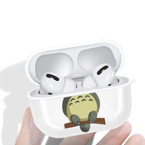 となりのトトロ 草壁メイ 草壁サツキ My Neighbor Totoro Satsuki Kusakabe Mei Kusakabe 【AirPods Pro用】ハードシェル保護ケース 耐衝撃・防指紋・カラビナ付き商品仕様