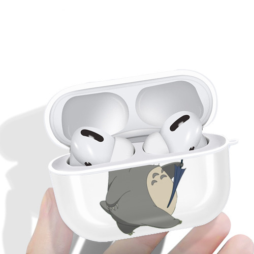 となりのトトロ 草壁メイ 草壁サツキ My Neighbor Totoro Satsuki Kusakabe Mei Kusakabe 【AirPods Pro用】ハードシェル保護ケース 耐衝撃・防指紋・カラビナ付き商品仕様