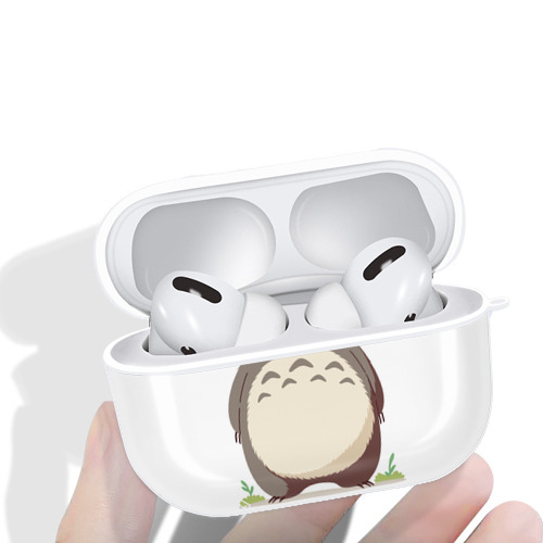 となりのトトロ 草壁メイ 草壁サツキ My Neighbor Totoro Satsuki Kusakabe Mei Kusakabe 【AirPods Pro用】ハードシェル保護ケース 耐衝撃・防指紋・カラビナ付き商品仕様
