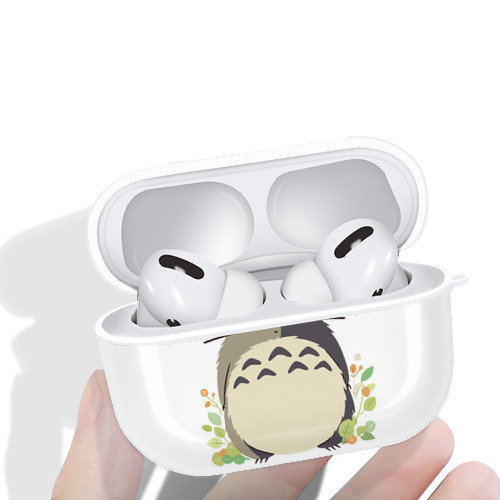 となりのトトロ 草壁メイ 草壁サツキ My Neighbor Totoro Satsuki Kusakabe Mei Kusakabe 【AirPods Pro用】ハードシェル保護ケース 耐衝撃・防指紋・カラビナ付き商品仕様