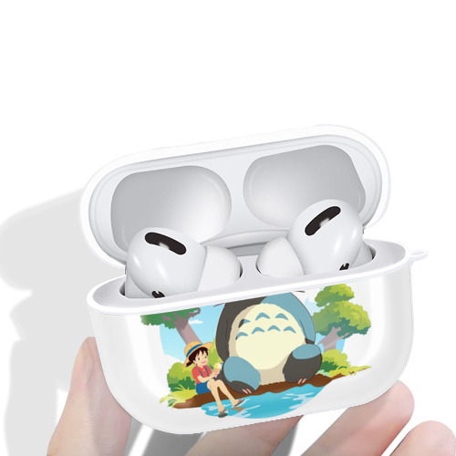 となりのトトロ 草壁メイ 草壁サツキ My Neighbor Totoro Satsuki Kusakabe Mei Kusakabe 【AirPods Pro用】ハードシェル保護ケース 耐衝撃・防指紋・カラビナ付き商品仕様