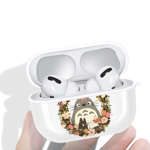 となりのトトロ 草壁メイ 草壁サツキ My Neighbor Totoro Satsuki Kusakabe Mei Kusakabe 【AirPods Pro用】ハードシェル保護ケース 耐衝撃・防指紋・カラビナ付き商品仕様