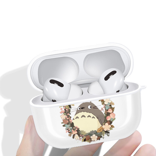 となりのトトロ 草壁メイ 草壁サツキ My Neighbor Totoro Satsuki Kusakabe Mei Kusakabe 【AirPods Pro用】ハードシェル保護ケース 耐衝撃・防指紋・カラビナ付き商品仕様