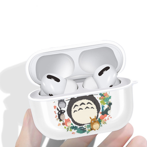 となりのトトロ 草壁メイ 草壁サツキ My Neighbor Totoro Satsuki Kusakabe Mei Kusakabe 【AirPods Pro用】ハードシェル保護ケース 耐衝撃・防指紋・カラビナ付き商品仕様