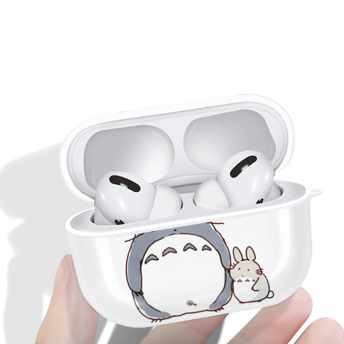 となりのトトロ 草壁メイ 草壁サツキ My Neighbor Totoro Satsuki Kusakabe Mei Kusakabe 【AirPods Pro用】ハードシェル保護ケース 耐衝撃・防指紋・カラビナ付き商品仕様