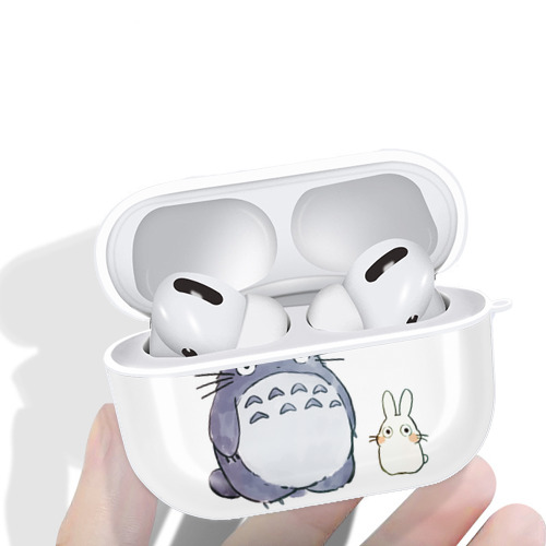 となりのトトロ 草壁メイ 草壁サツキ My Neighbor Totoro Satsuki Kusakabe Mei Kusakabe 【AirPods Pro用】ハードシェル保護ケース 耐衝撃・防指紋・カラビナ付き商品仕様