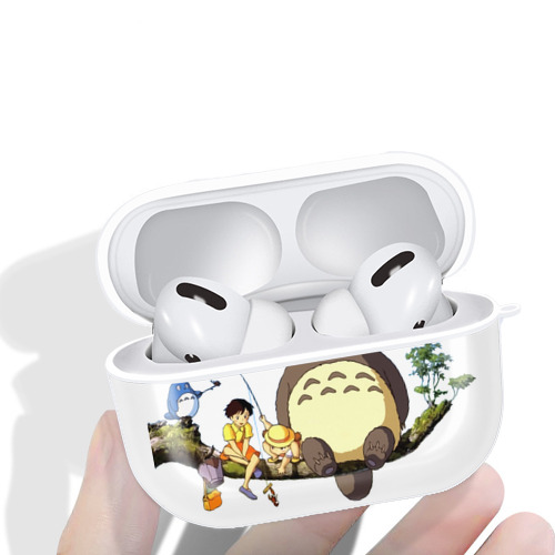 となりのトトロ 草壁メイ 草壁サツキ My Neighbor Totoro Satsuki Kusakabe Mei Kusakabe 【AirPods Pro用】ハードシェル保護ケース 耐衝撃・防指紋・カラビナ付き商品仕様
