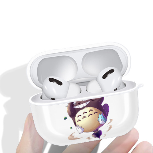 となりのトトロ 草壁メイ 草壁サツキ My Neighbor Totoro Satsuki Kusakabe Mei Kusakabe 【AirPods Pro用】ハードシェル保護ケース 耐衝撃・防指紋・カラビナ付き商品仕様