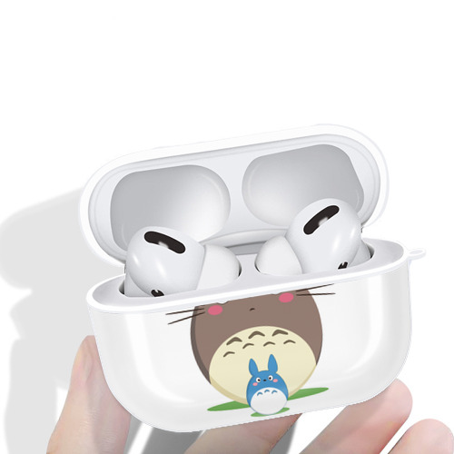 となりのトトロ 草壁メイ 草壁サツキ My Neighbor Totoro Satsuki Kusakabe Mei Kusakabe 【AirPods Pro用】ハードシェル保護ケース 耐衝撃・防指紋・カラビナ付き商品仕様