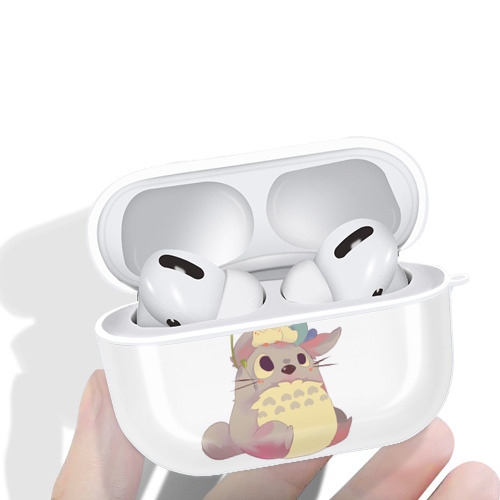 となりのトトロ 草壁メイ 草壁サツキ My Neighbor Totoro Satsuki Kusakabe Mei Kusakabe 【AirPods Pro用】ハードシェル保護ケース 耐衝撃・防指紋・カラビナ付き商品仕様