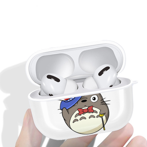 となりのトトロ 草壁メイ 草壁サツキ My Neighbor Totoro Satsuki Kusakabe Mei Kusakabe 【AirPods Pro用】ハードシェル保護ケース 耐衝撃・防指紋・カラビナ付き商品仕様