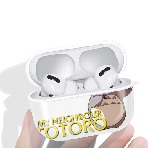 となりのトトロ 草壁メイ 草壁サツキ My Neighbor Totoro Satsuki Kusakabe Mei Kusakabe 【AirPods Pro用】ハードシェル保護ケース 耐衝撃・防指紋・カラビナ付き商品仕様