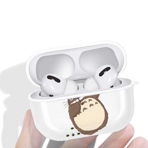 となりのトトロ 草壁メイ 草壁サツキ My Neighbor Totoro Satsuki Kusakabe Mei Kusakabe 【AirPods Pro用】ハードシェル保護ケース 耐衝撃・防指紋・カラビナ付き商品仕様