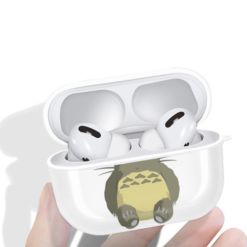 となりのトトロ 草壁メイ 草壁サツキ My Neighbor Totoro Satsuki Kusakabe Mei Kusakabe 【AirPods Pro用】ハードシェル保護ケース 耐衝撃・防指紋・カラビナ付き商品仕様