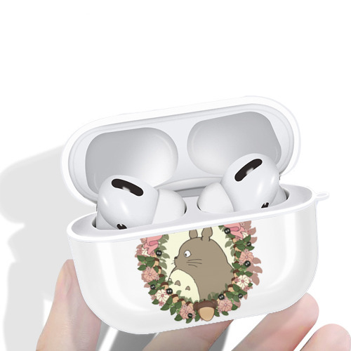 となりのトトロ 草壁メイ 草壁サツキ My Neighbor Totoro Satsuki Kusakabe Mei Kusakabe 【AirPods Pro用】ハードシェル保護ケース 耐衝撃・防指紋・カラビナ付き商品仕様