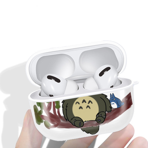 となりのトトロ 草壁メイ 草壁サツキ My Neighbor Totoro Satsuki Kusakabe Mei Kusakabe 【AirPods Pro用】ハードシェル保護ケース 耐衝撃・防指紋・カラビナ付き商品仕様