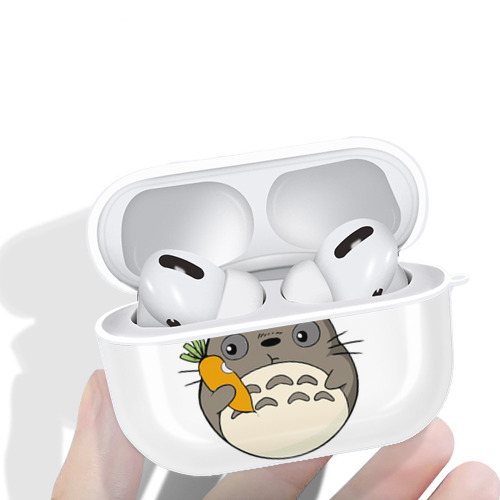 となりのトトロ 草壁メイ 草壁サツキ My Neighbor Totoro Satsuki Kusakabe Mei Kusakabe 【AirPods Pro用】ハードシェル保護ケース 耐衝撃・防指紋・カラビナ付き商品仕様