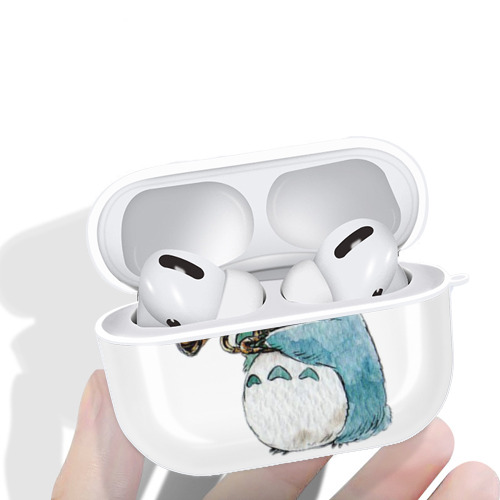 となりのトトロ 草壁メイ 草壁サツキ My Neighbor Totoro Satsuki Kusakabe Mei Kusakabe 【AirPods Pro用】ハードシェル保護ケース 耐衝撃・防指紋・カラビナ付き商品仕様