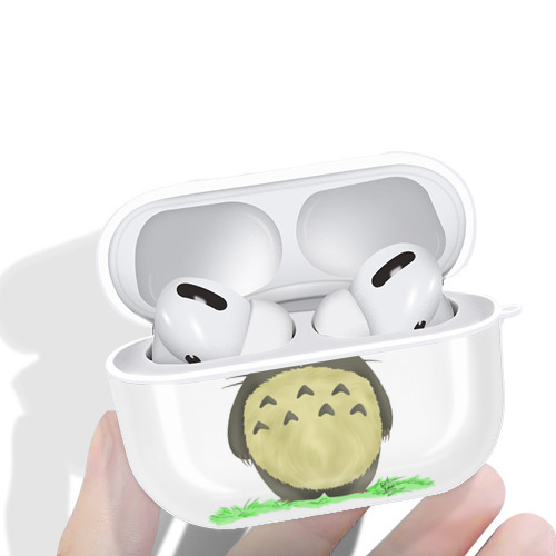 となりのトトロ 草壁メイ 草壁サツキ My Neighbor Totoro Satsuki Kusakabe Mei Kusakabe 【AirPods Pro用】ハードシェル保護ケース 耐衝撃・防指紋・カラビナ付き商品仕様