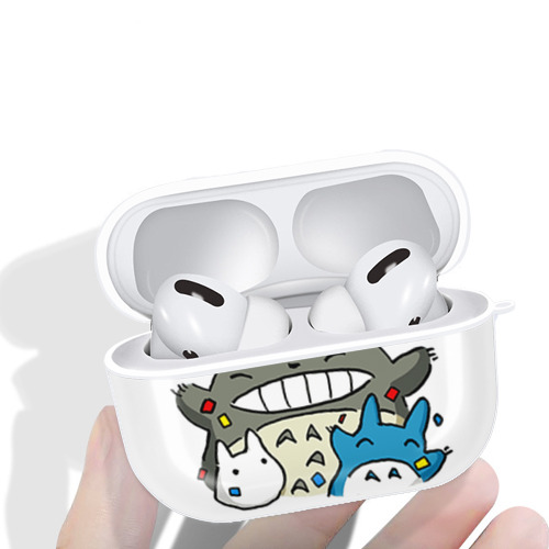となりのトトロ 草壁メイ 草壁サツキ My Neighbor Totoro Satsuki Kusakabe Mei Kusakabe 【AirPods Pro用】ハードシェル保護ケース 耐衝撃・防指紋・カラビナ付き商品仕様