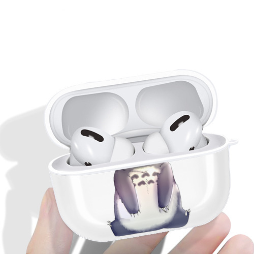 となりのトトロ 草壁メイ 草壁サツキ My Neighbor Totoro Satsuki Kusakabe Mei Kusakabe 【AirPods Pro用】ハードシェル保護ケース 耐衝撃・防指紋・カラビナ付き商品仕様