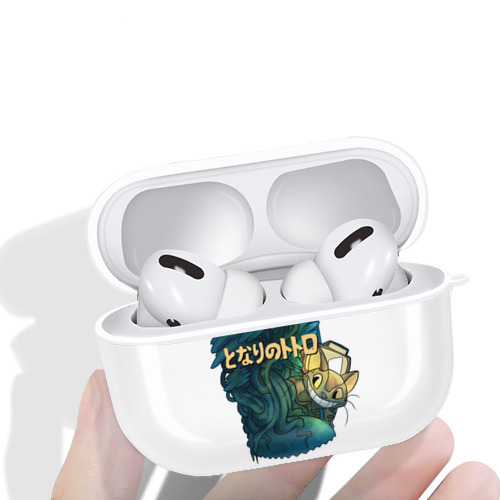 となりのトトロ 草壁メイ 草壁サツキ My Neighbor Totoro Satsuki Kusakabe Mei Kusakabe 【AirPods Pro用】ハードシェル保護ケース 耐衝撃・防指紋・カラビナ付き商品仕様