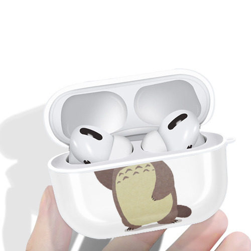 となりのトトロ 草壁メイ 草壁サツキ My Neighbor Totoro Satsuki Kusakabe Mei Kusakabe 【AirPods Pro用】ハードシェル保護ケース 耐衝撃・防指紋・カラビナ付き商品仕様