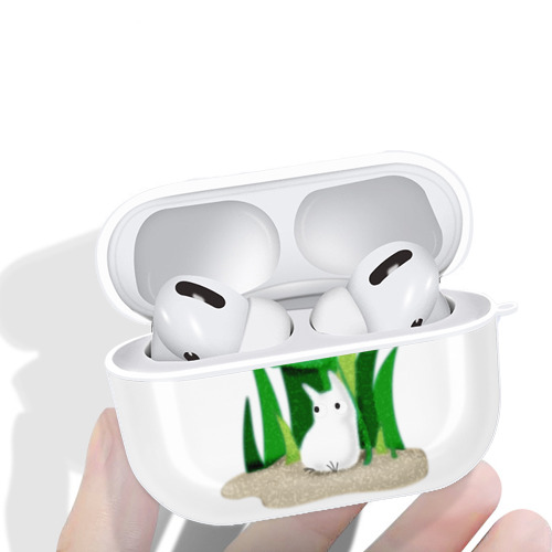 となりのトトロ 草壁メイ 草壁サツキ My Neighbor Totoro Satsuki Kusakabe Mei Kusakabe 【AirPods Pro用】ハードシェル保護ケース 耐衝撃・防指紋・カラビナ付き商品仕様