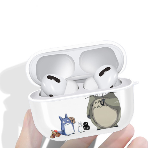 となりのトトロ 草壁メイ 草壁サツキ My Neighbor Totoro Satsuki Kusakabe Mei Kusakabe 【AirPods Pro用】ハードシェル保護ケース 耐衝撃・防指紋・カラビナ付き商品仕様