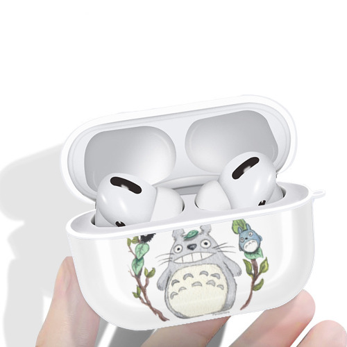 となりのトトロ 草壁メイ 草壁サツキ My Neighbor Totoro Satsuki Kusakabe Mei Kusakabe 【AirPods Pro用】ハードシェル保護ケース 耐衝撃・防指紋・カラビナ付き商品仕様
