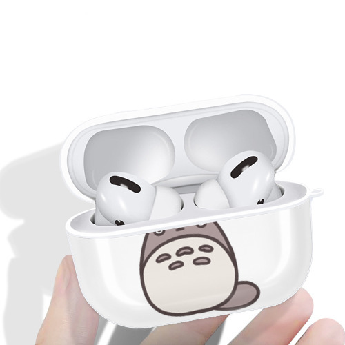 となりのトトロ 草壁メイ 草壁サツキ My Neighbor Totoro Satsuki Kusakabe Mei Kusakabe 【AirPods Pro用】ハードシェル保護ケース 耐衝撃・防指紋・カラビナ付き商品仕様