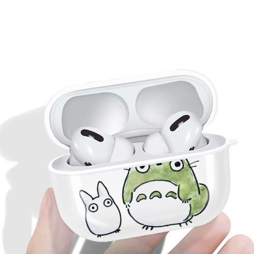 となりのトトロ 草壁メイ 草壁サツキ My Neighbor Totoro Satsuki Kusakabe Mei Kusakabe 【AirPods Pro用】ハードシェル保護ケース 耐衝撃・防指紋・カラビナ付き商品仕様