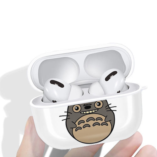 となりのトトロ 草壁メイ 草壁サツキ My Neighbor Totoro Satsuki Kusakabe Mei Kusakabe 【AirPods Pro用】ハードシェル保護ケース 耐衝撃・防指紋・カラビナ付き商品仕様