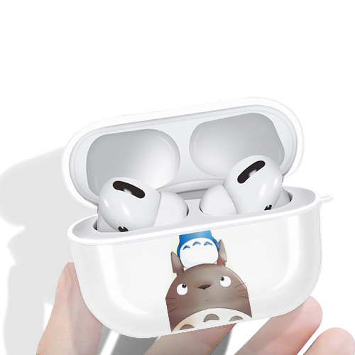 となりのトトロ 草壁メイ 草壁サツキ My Neighbor Totoro Satsuki Kusakabe Mei Kusakabe 【AirPods Pro用】ハードシェル保護ケース 耐衝撃・防指紋・カラビナ付き商品仕様