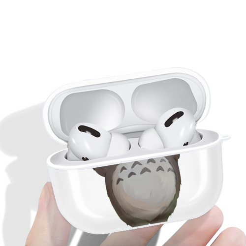 となりのトトロ 草壁メイ 草壁サツキ My Neighbor Totoro Satsuki Kusakabe Mei Kusakabe 【AirPods Pro用】ハードシェル保護ケース 耐衝撃・防指紋・カラビナ付き商品仕様