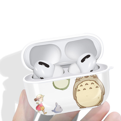 となりのトトロ 草壁メイ 草壁サツキ My Neighbor Totoro Satsuki Kusakabe Mei Kusakabe 【AirPods Pro用】ハードシェル保護ケース 耐衝撃・防指紋・カラビナ付き商品仕様