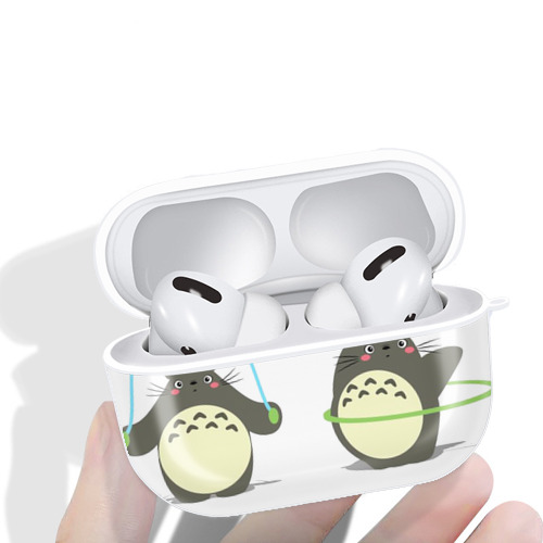 となりのトトロ 草壁メイ 草壁サツキ My Neighbor Totoro Satsuki Kusakabe Mei Kusakabe 【AirPods Pro用】ハードシェル保護ケース 耐衝撃・防指紋・カラビナ付き商品仕様