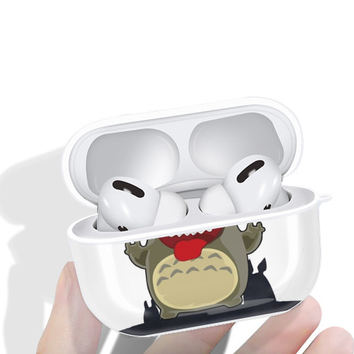 となりのトトロ 草壁メイ 草壁サツキ My Neighbor Totoro Satsuki Kusakabe Mei Kusakabe 【AirPods Pro用】ハードシェル保護ケース 耐衝撃・防指紋・カラビナ付き商品仕様