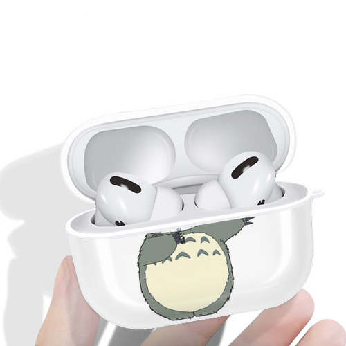 となりのトトロ 草壁メイ 草壁サツキ My Neighbor Totoro Satsuki Kusakabe Mei Kusakabe 【AirPods Pro用】ハードシェル保護ケース 耐衝撃・防指紋・カラビナ付き商品仕様