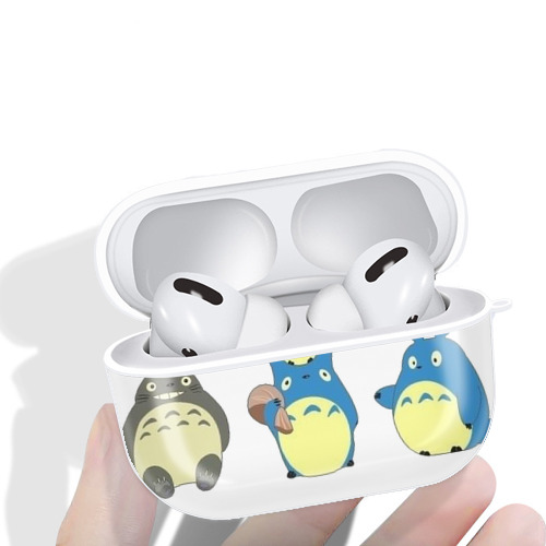 となりのトトロ 草壁メイ 草壁サツキ My Neighbor Totoro Satsuki Kusakabe Mei Kusakabe 【AirPods Pro用】ハードシェル保護ケース 耐衝撃・防指紋・カラビナ付き商品仕様