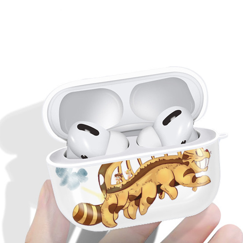 となりのトトロ 草壁メイ 草壁サツキ My Neighbor Totoro Satsuki Kusakabe Mei Kusakabe 【AirPods Pro用】ハードシェル保護ケース 耐衝撃・防指紋・カラビナ付き商品仕様