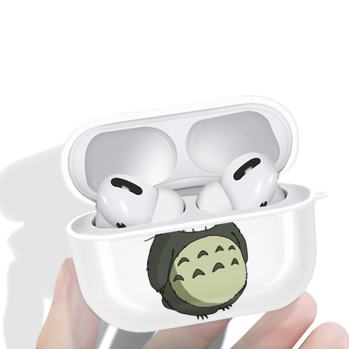 となりのトトロ 草壁メイ 草壁サツキ My Neighbor Totoro Satsuki Kusakabe Mei Kusakabe 【AirPods Pro用】ハードシェル保護ケース 耐衝撃・防指紋・カラビナ付き商品仕様