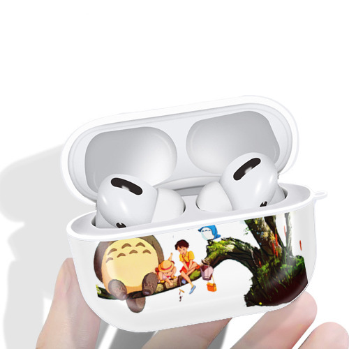 となりのトトロ 草壁メイ 草壁サツキ My Neighbor Totoro Satsuki Kusakabe Mei Kusakabe 【AirPods Pro用】ハードシェル保護ケース 耐衝撃・防指紋・カラビナ付き商品仕様