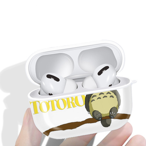 となりのトトロ 草壁メイ 草壁サツキ My Neighbor Totoro Satsuki Kusakabe Mei Kusakabe 【AirPods Pro用】ハードシェル保護ケース 耐衝撃・防指紋・カラビナ付き商品仕様