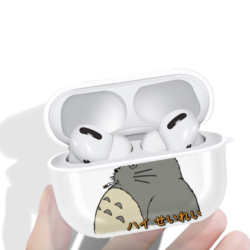 となりのトトロ 草壁メイ 草壁サツキ My Neighbor Totoro Satsuki Kusakabe Mei Kusakabe 【AirPods Pro用】ハードシェル保護ケース 耐衝撃・防指紋・カラビナ付き商品仕様